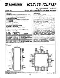 Click here to download ICL7136RCPL Datasheet