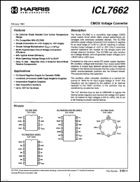 Click here to download ICL7662MTV Datasheet