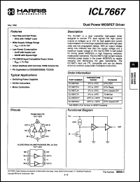Click here to download ICL7667MTV/883B Datasheet
