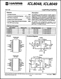 Click here to download ICL8048CCJE Datasheet