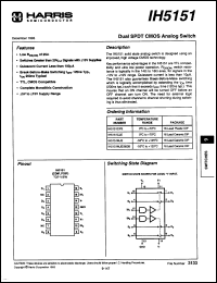 Click here to download IH5151CPE Datasheet