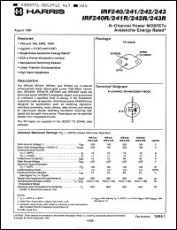 Click here to download IRF242R Datasheet