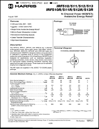 Click here to download IRF511R Datasheet