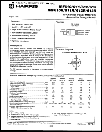 Click here to download IRF611R Datasheet