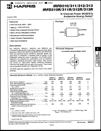 Click here to download IRFD310R Datasheet