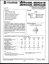 Click here to download IRFP242R Datasheet