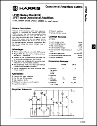 Click here to download LF355AJ Datasheet