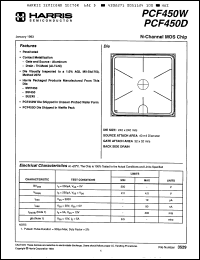 Click here to download PCF450D Datasheet