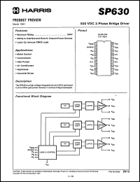 Click here to download SP630 Datasheet