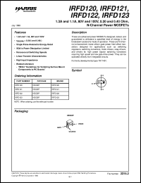 Click here to download IRFD121 Datasheet