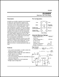 Click here to download GL6840 Datasheet