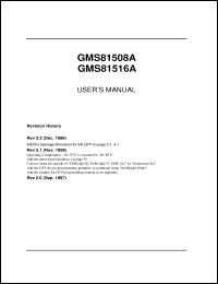 Click here to download GMS81508 Datasheet
