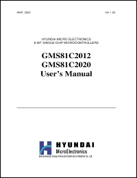 Click here to download GMS81C2012Q Datasheet