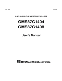 Click here to download GMS87C1404 Datasheet