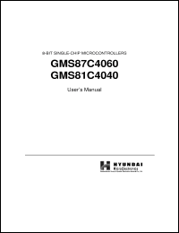 Click here to download GMS81C4040 Datasheet
