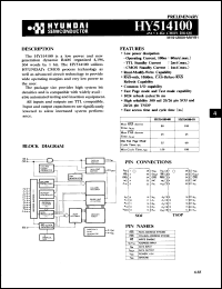 Click here to download HY514100J10 Datasheet