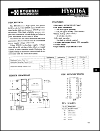 Click here to download HY6116AMP10 Datasheet