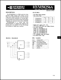 Click here to download HYM58256AM80 Datasheet