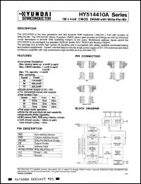 Click here to download HY514410AT70 Datasheet