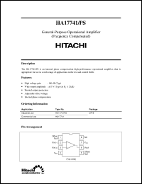 Click here to download HA17741PS Datasheet