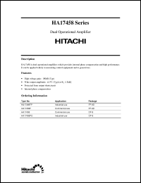 Click here to download HA17458 Datasheet