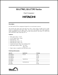 Click here to download HA17393F Datasheet