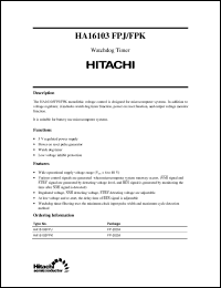 Click here to download HA16103FPJ Datasheet