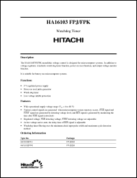 Click here to download HA16103 Datasheet