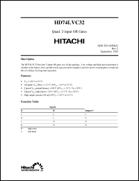Click here to download HD74LVC32 Datasheet