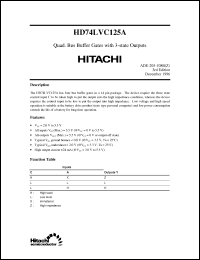 Click here to download HD74LVC125 Datasheet