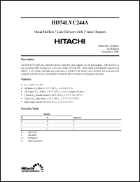 Click here to download HD74LVC244A Datasheet