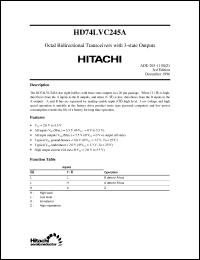 Click here to download HD74LVC245A Datasheet