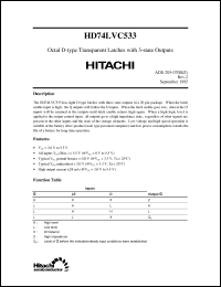 Click here to download HD74LVC533 Datasheet