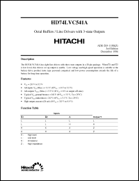 Click here to download HD74LVC541A Datasheet