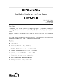 Click here to download HD74LVCZ240A Datasheet