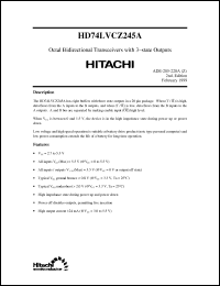 Click here to download HD74LVCZ245 Datasheet