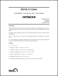 Click here to download HD74LVC2244 Datasheet