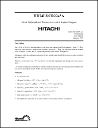 Click here to download HD74LVCR2245 Datasheet