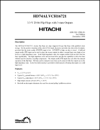 Click here to download HD74ALVCH16721 Datasheet