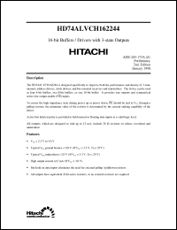 Click here to download HD74ALVCH162244 Datasheet