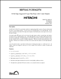 Click here to download HD74ALVCH162374 Datasheet