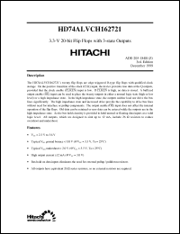 Click here to download HD74ALVCH162721 Datasheet