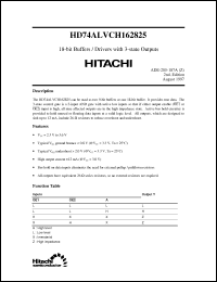 Click here to download HD74ALVCH162825 Datasheet