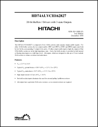 Click here to download HD74ALVCH162827 Datasheet