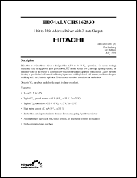 Click here to download HD74ALVCHS162830 Datasheet