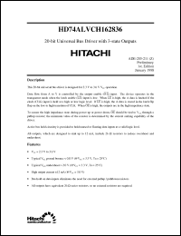 Click here to download HD74ALVCH162836 Datasheet