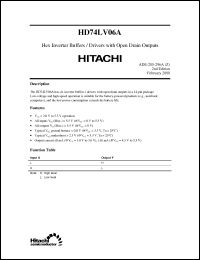Click here to download HD74LV06 Datasheet