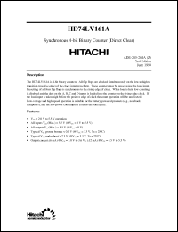 Click here to download HD74LV161 Datasheet