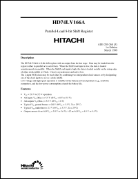 Click here to download HD74LV166 Datasheet