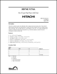 Click here to download HD74LV174 Datasheet
